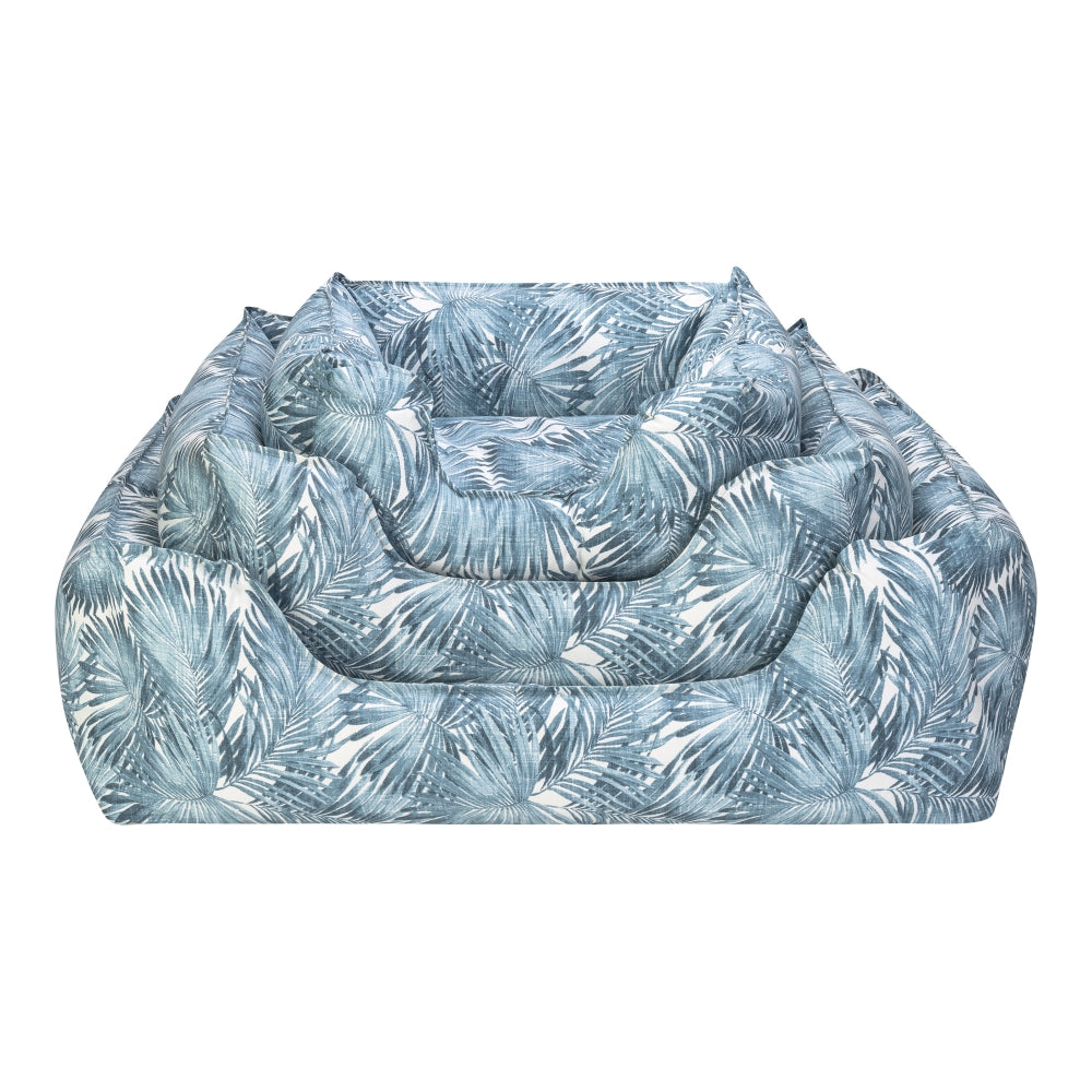 Pet Comfort Alpha Mavi-Beyaz Kedi ve Köpek Yatağı S 60x50cm