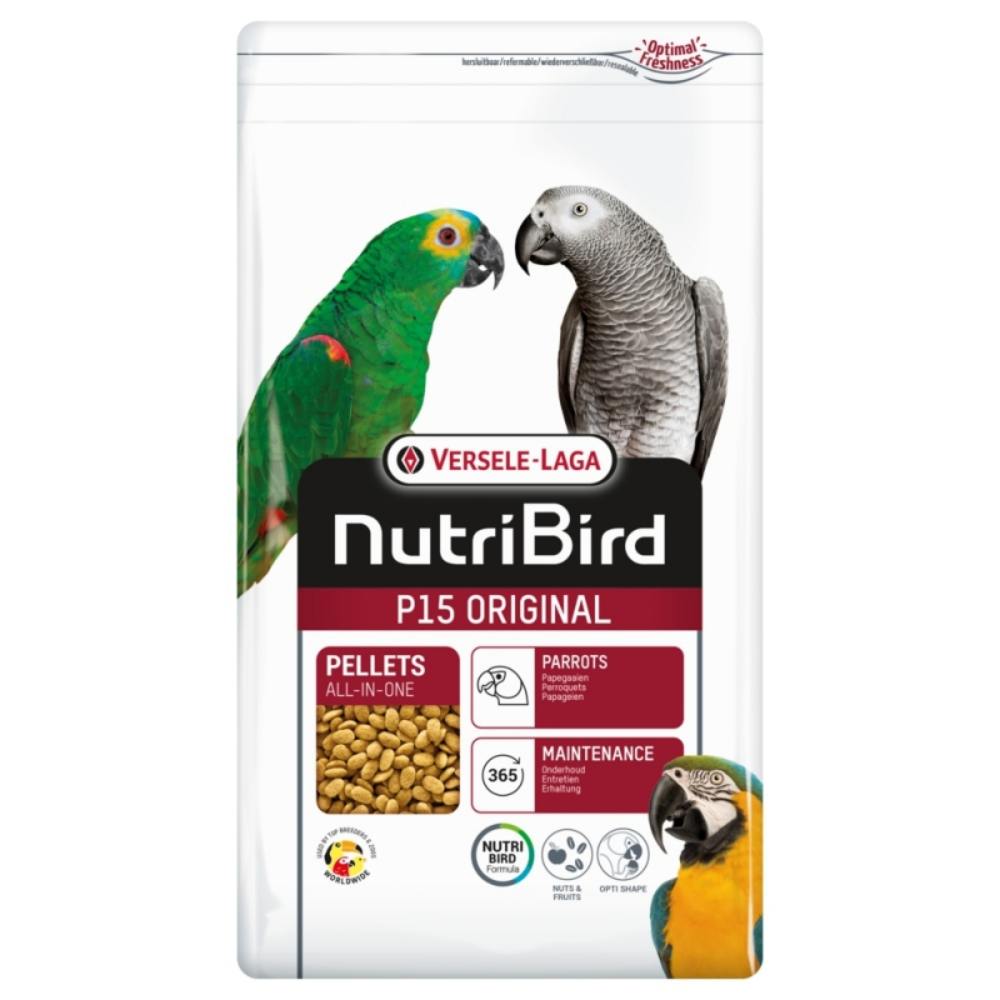 Versele Laga Nutribird P15 Original Papağan Pelet Yem 1kg