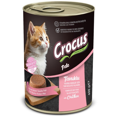 Crocus Yavru Kedi Tavuklu Pate Yaş Mama 400g