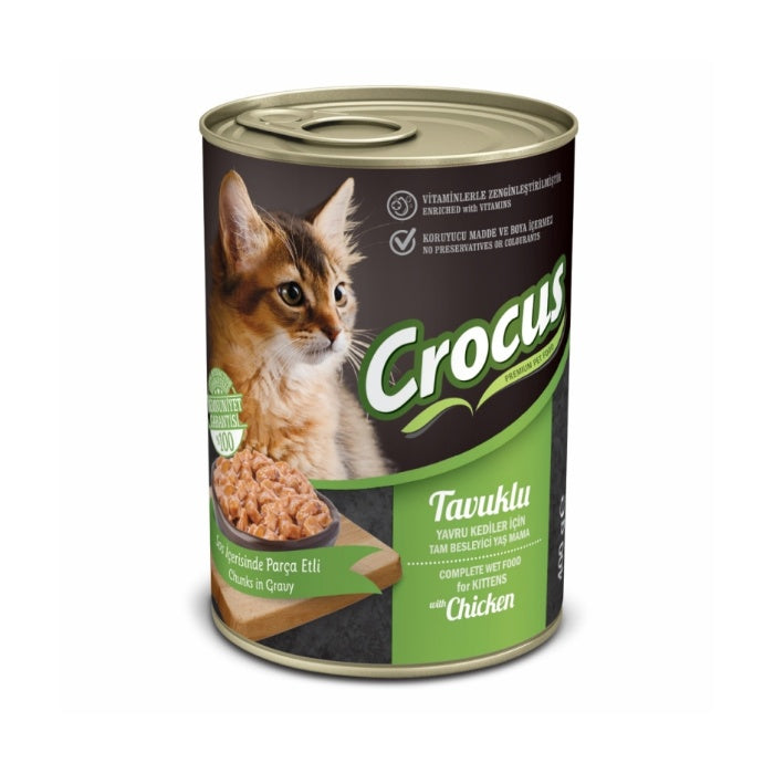 Crocus Yavru Kedi Tavuklu Yaş Mama 400gr