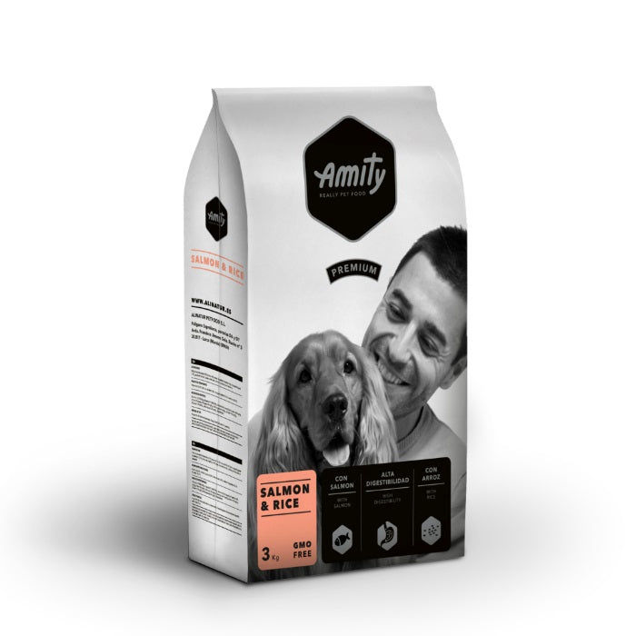 Amity Premium Somonlu 3 Kg Yetişkin Kuru Köpek Maması