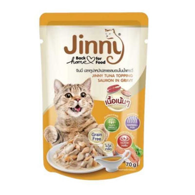 JİNNY TUNA İN GRAVY TOPPİNG SALMON 70gr
