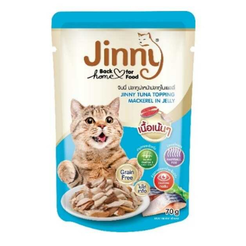 JİNNY TUNA İN JELLY TOPPİNG MACKEREL 70gr