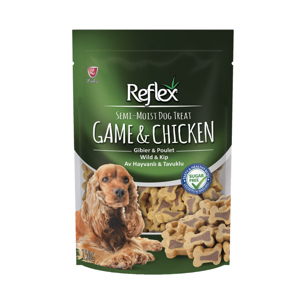 Reflex Semi Moist Av Hayvanı&Tavuk Köpek Ödül Maması 150gr