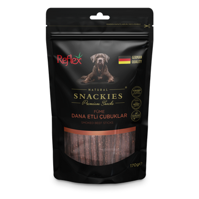Reflex Snackies Füme Dana Etli Çubuk Yetişkin Köpek Ödülü 170gr
