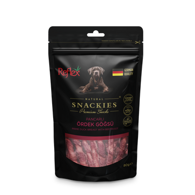 Reflex Snackies Pancarlı Ördek Göğüslü Köpek Ödülü 80gr