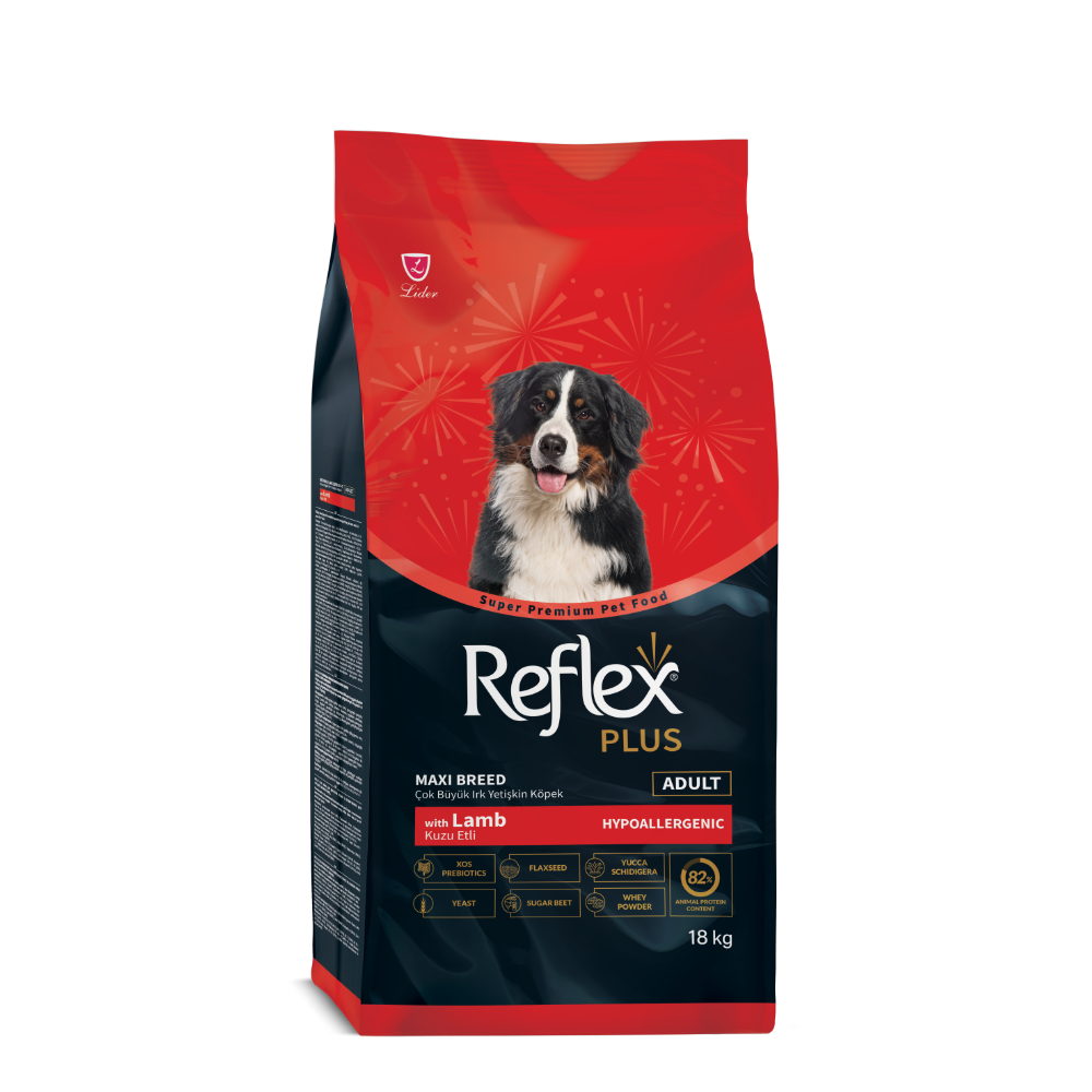 Reflex Plus Kuzulu 18 Kg Maxi Breed Yetişkin Köpek Maması