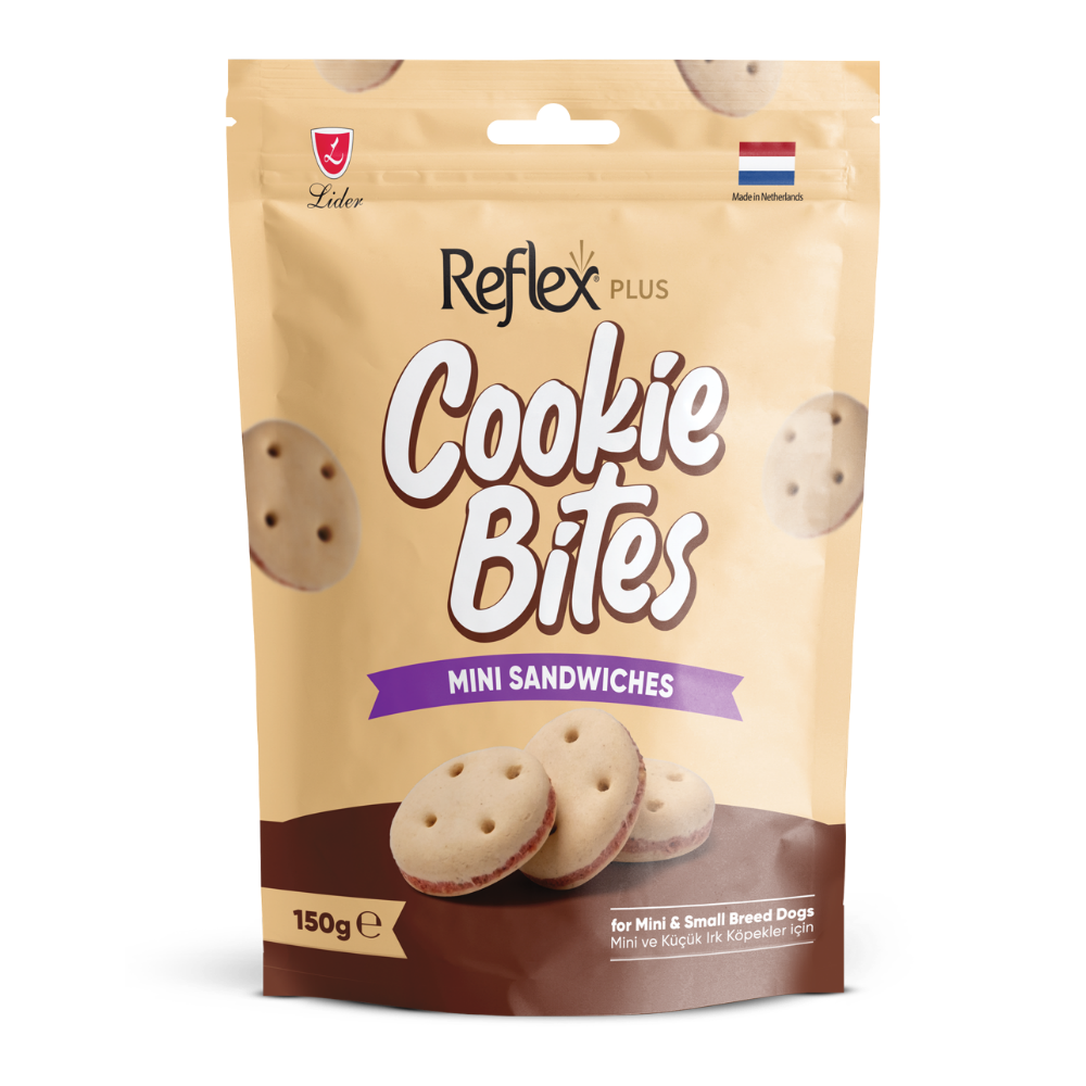 Reflex Plus Mini Sandwiches Mini ve Küçük Irk Yetişkin Köpek Ödül Maması 150gr