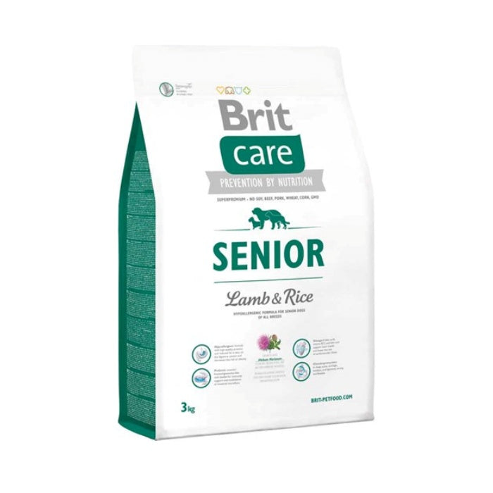 BRIT CARE SENIOR ALL BREED LAMB & RICE 3 KG