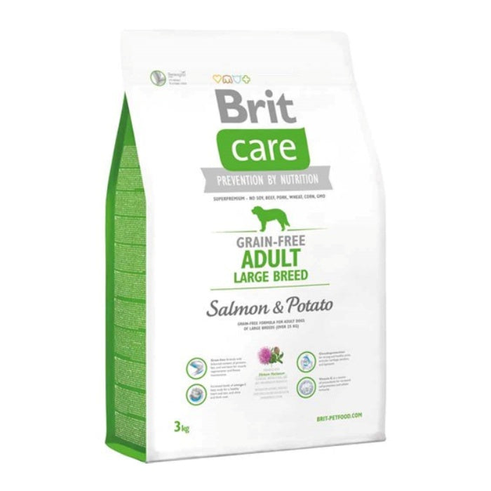 BRIT CARE G-F ADULT LARGE BREED SAL. & POT.