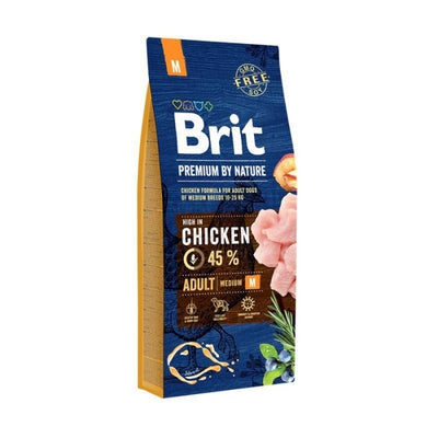 BRIT PREMIUM BY NATURE ADULT M CHICKEN RICE