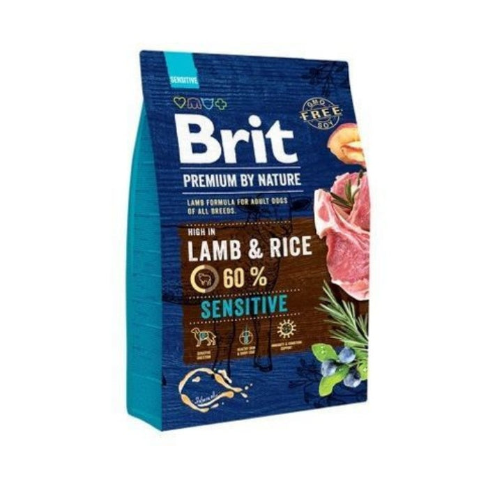 BRIT PREMIUM BY NATURE SENSITIVE LAMB RICE 3 KG