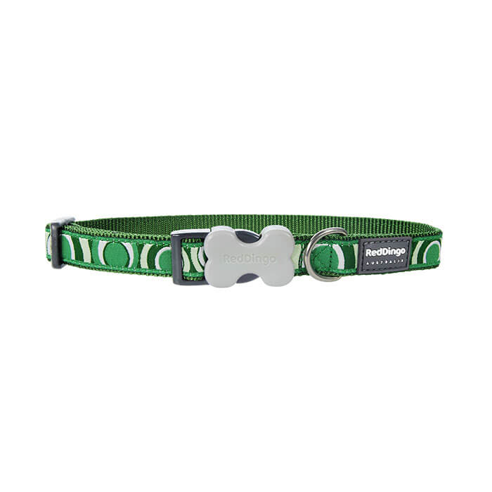 Reddingo Circadelic Desenli Yeşil Köpek Boyun Tasması 20mm
