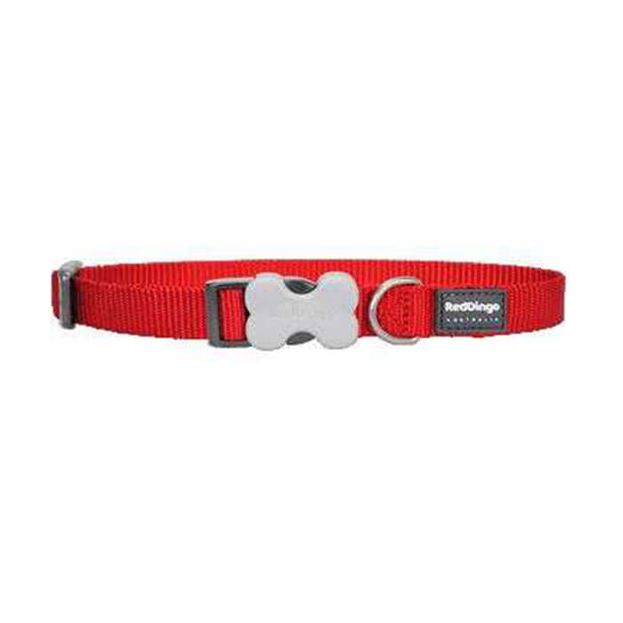 Reddingo Klasik Kırmızı Köpek Boyun Tasması 15mm