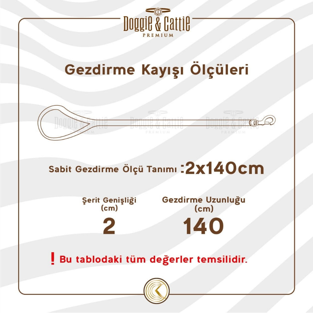 Doggie Dokuma Çift Köpek Gezdirme Aparatı Royalmavi 2,5X70-70Cm