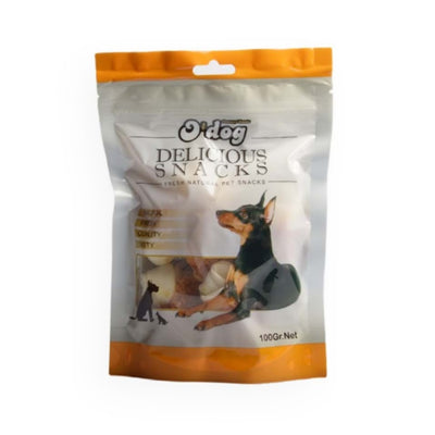 O'Dog Tavuklu Sargılı Kemik Köpek Ödülü 100Gr