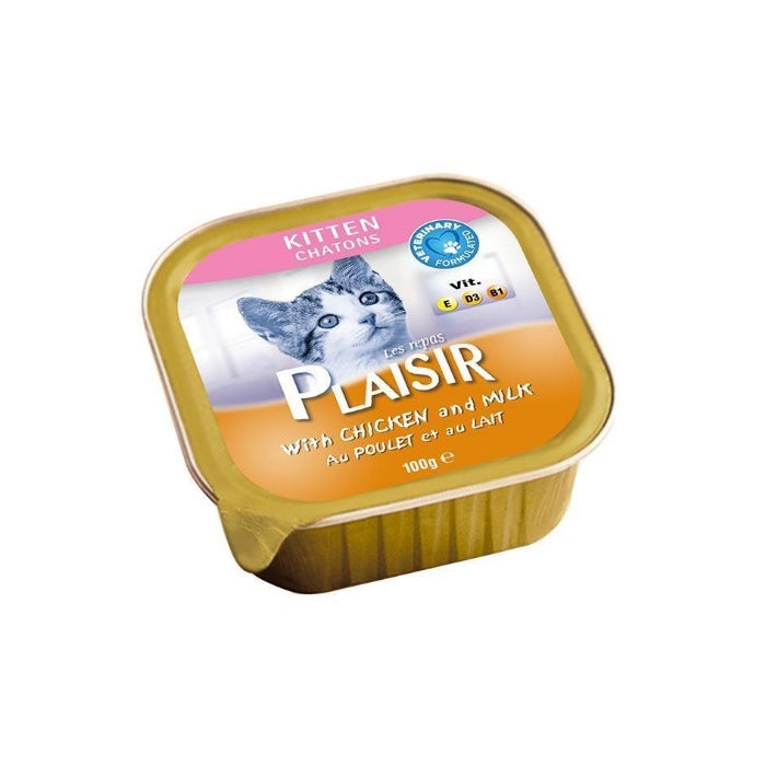 Plaisir Pate Rich in Kitten Chicken 100 Gr