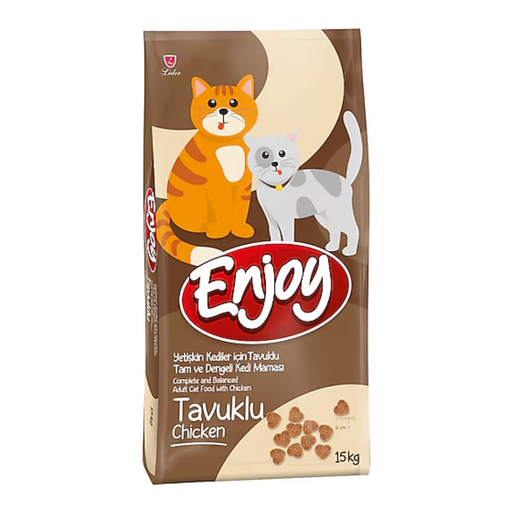 Enjoy Tavuklu Kedi Maması 15 KG