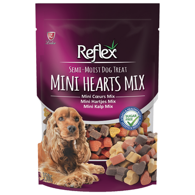 Reflex Semi Moist Heart Mix Köpek Ödül Maması 150gr