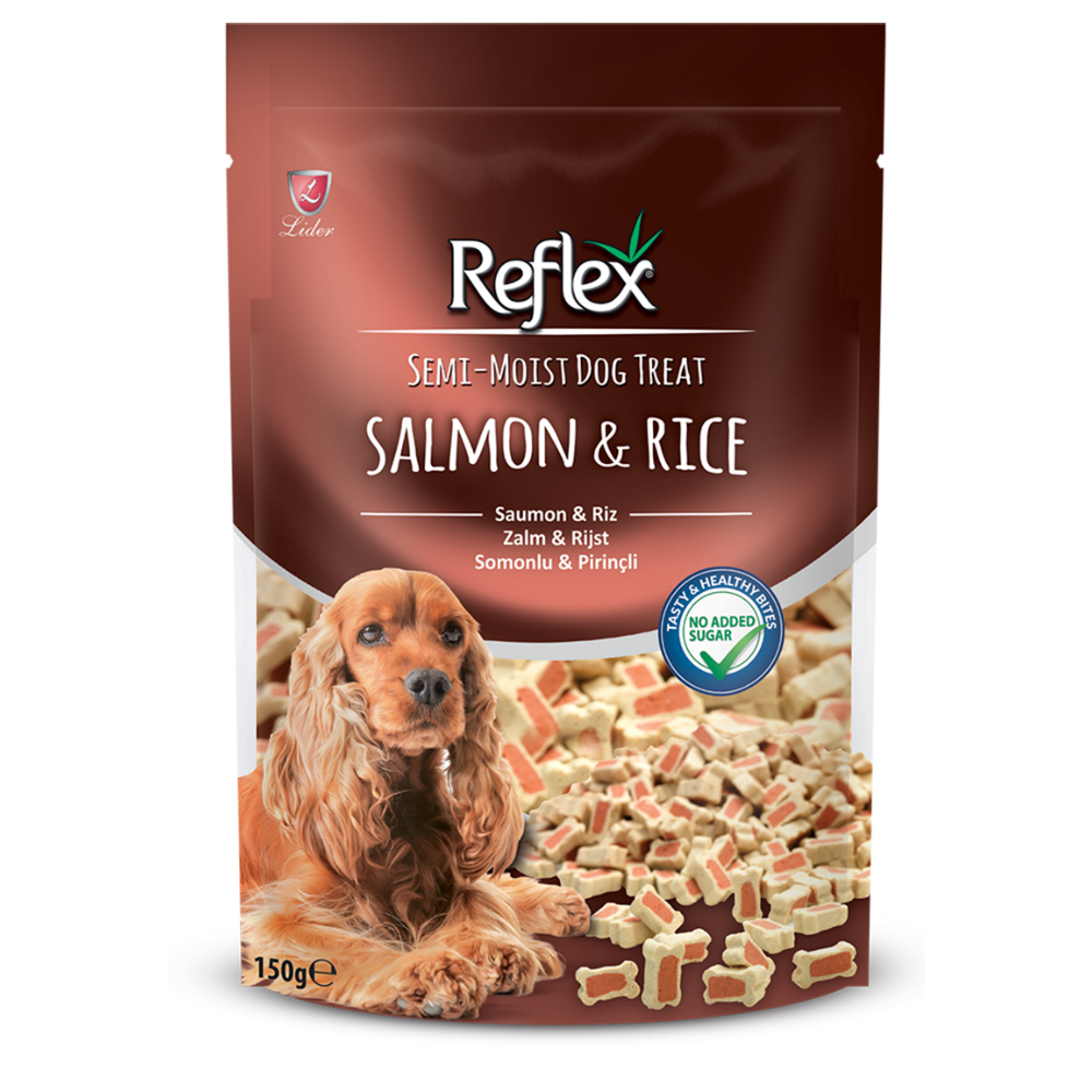 Reflex Semi Mois Somonlu Kalpli Köpek Ödül Maması 150gr