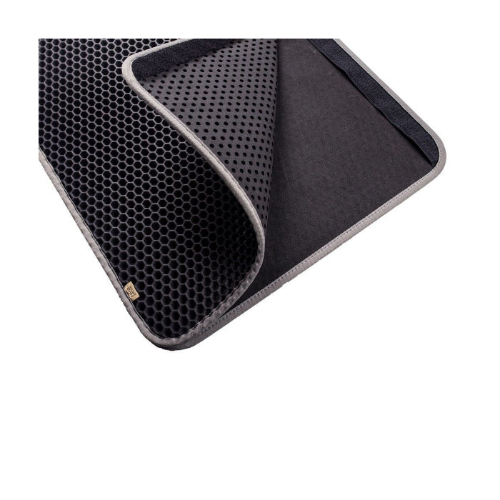 Cattie Altıgen Model Kum Toplayıcı Fonksiyonel Kedi Paspası Gri 50X75Cm