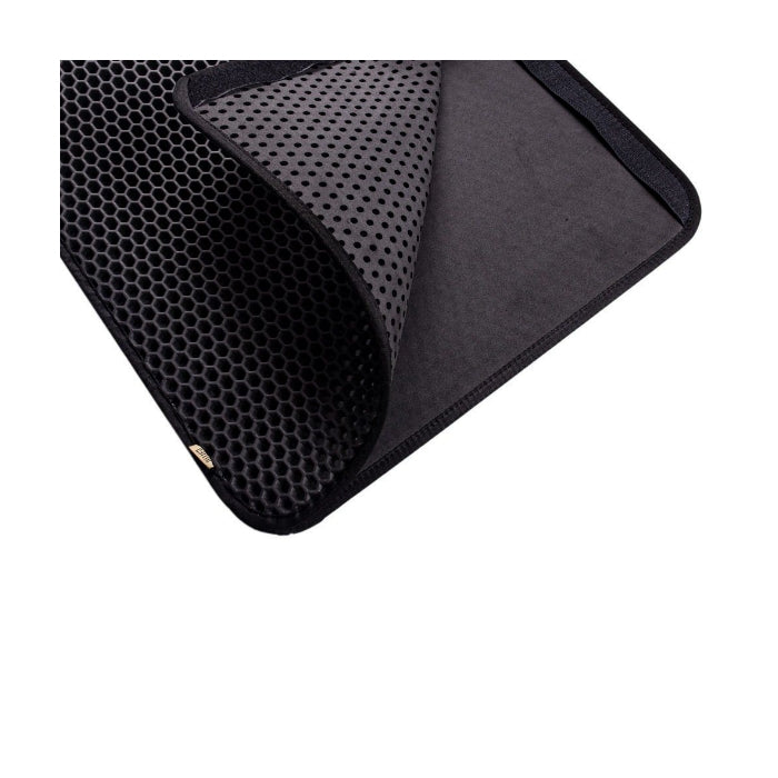 Cattie Altıgen Model Kum Toplayıcı Fonksiyonel Kedi Paspası Siyah 37X50Cm