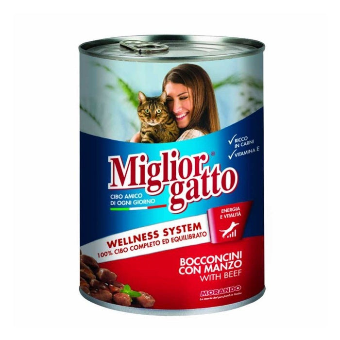 Miglior Biftek Chunks Kedi Konservesi 405gr