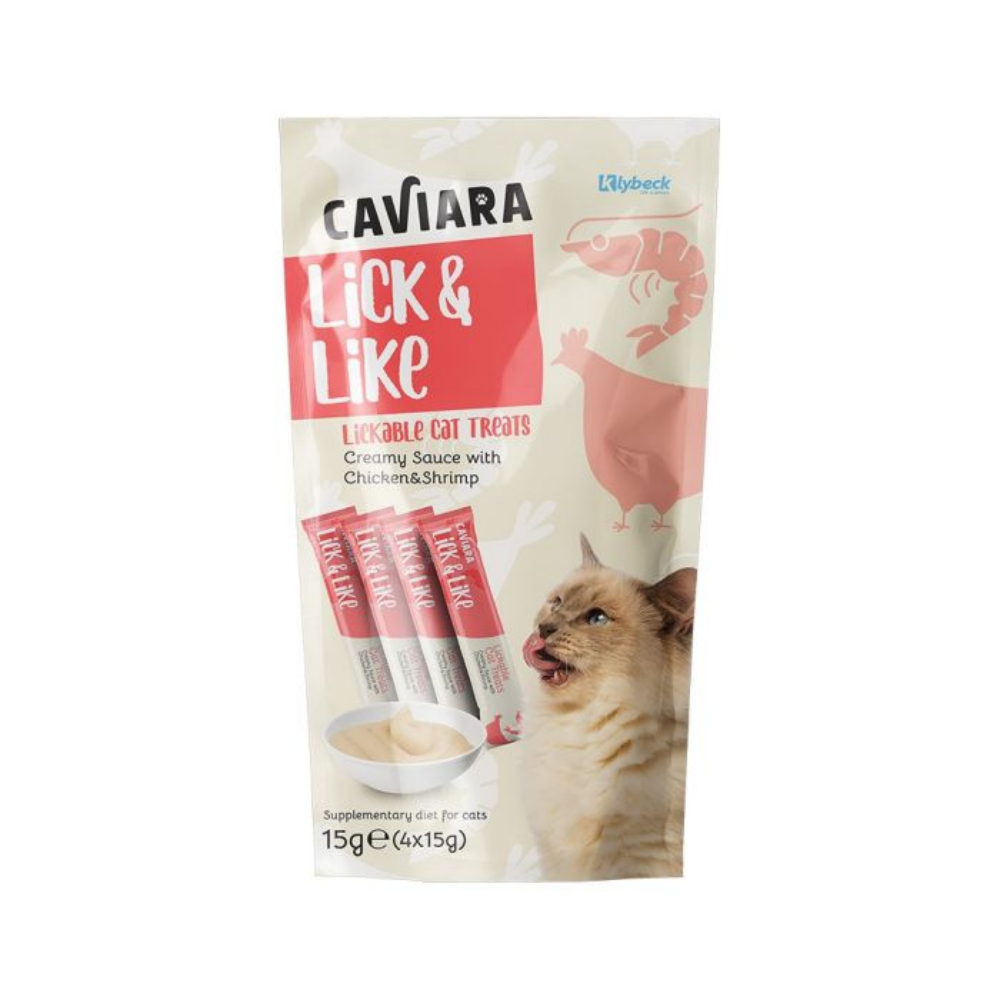 Caviara Tavuk & Karidesli Sıvı Ödül Maması 4x15gr
