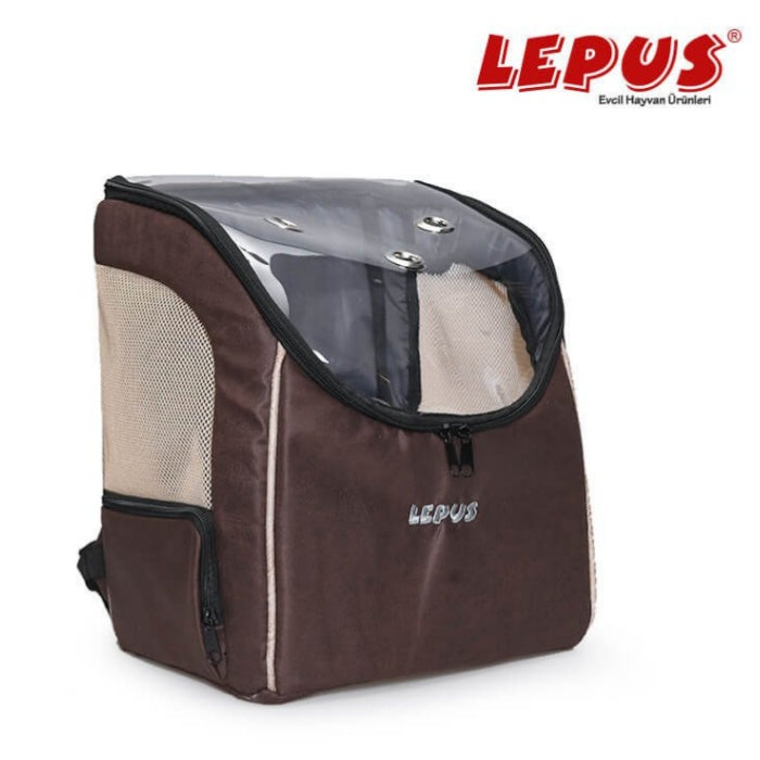 Lepus Sırt Çantası Deri Kahverengi