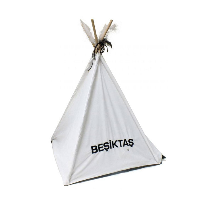 Beşiktaş Lisanslı Pet Çadırı Beyaz