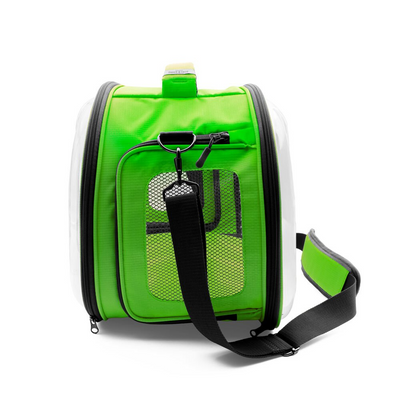 Doggie&Cattie Panaromik Askılı Taşıma Çantası Green 30x45x35Cm