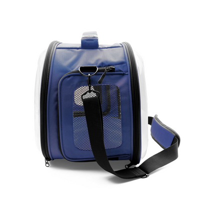 Doggie&Cattie Panaromik Askılı Taşıma Çantası Navy Blue 30x45x35Cm