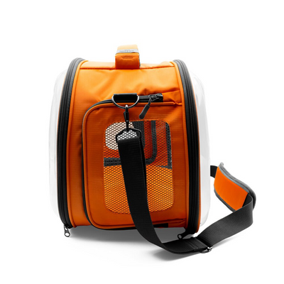Doggie&Cattie Panaromik Askılı Taşıma Çantası Orange 30x45x35Cm