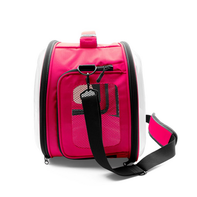 Doggie&Cattie Panaromik Askılı Taşıma Çantası Pink 30x45x35Cm