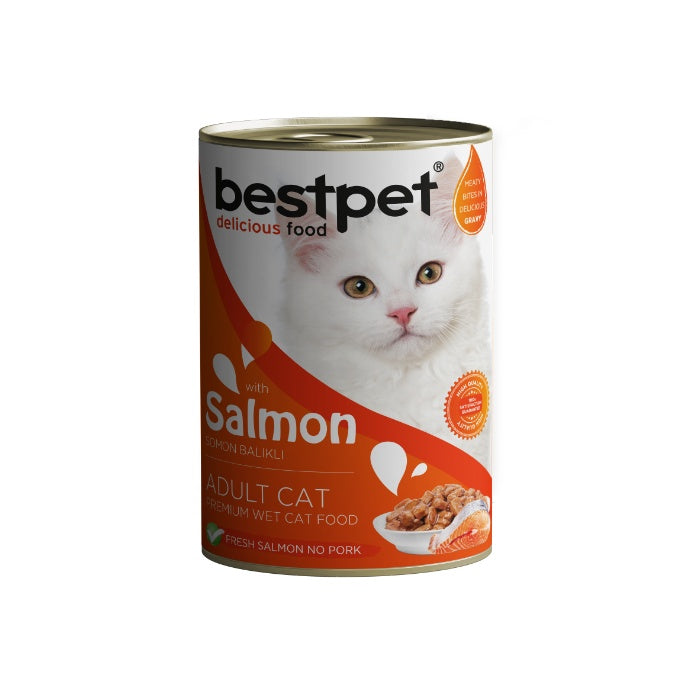 Bestpet Gravy Parça Somonlu Kedi Konservesi 400 Gr