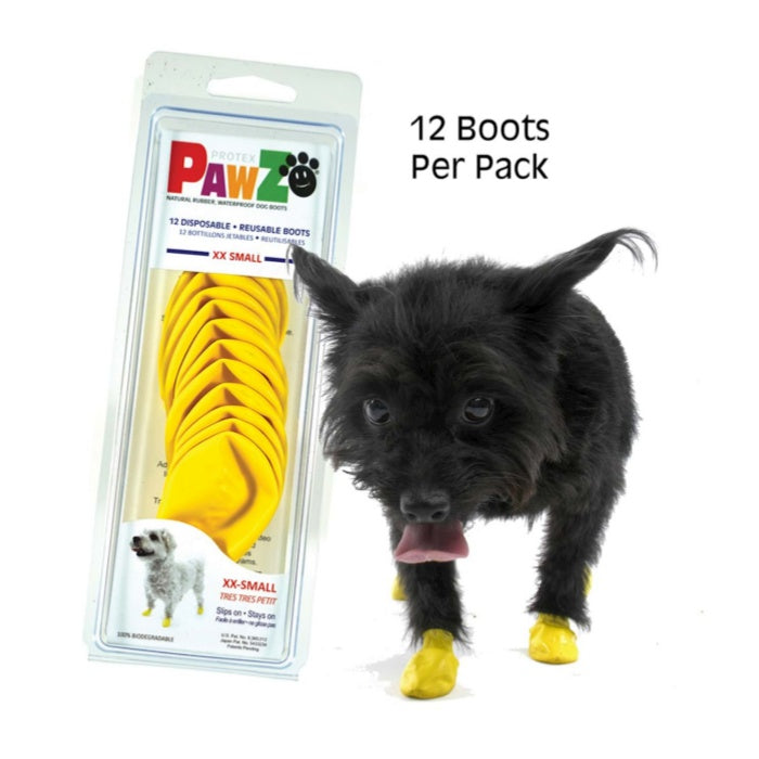 Pawz Sarı XXSmall Köpek Galoşu