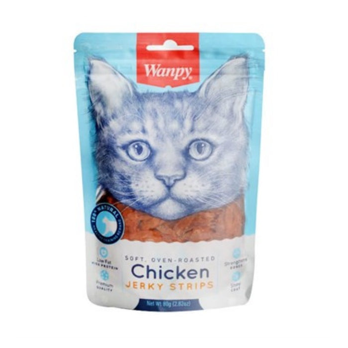 Wanpy Oven Roasted Tavuklu Yumuşak Taneli 80gr. Kedi Ödülü