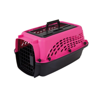 Petmate 2 Door Kedi-Köpek Taşıma 17*38cm Fuşya