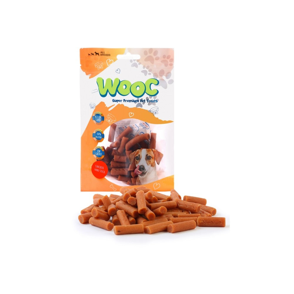 Wooc Dog Tavuklu Mini Stick Ödül 80gr
