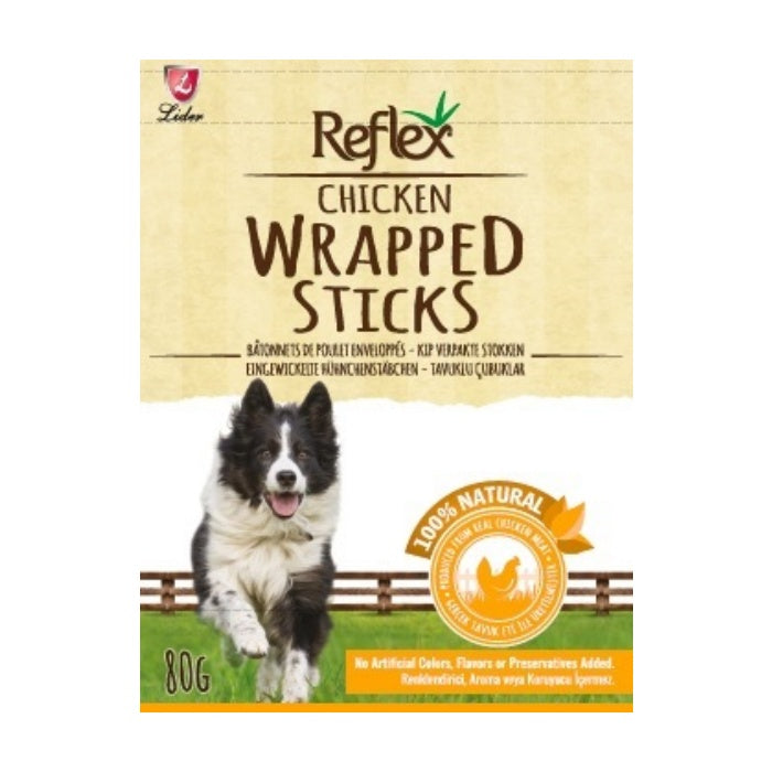 Reflex Tavuk Parçalı Çubuk 80gr Köpek Ödül Maması