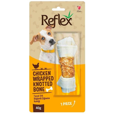 Reflex Tavuk Etli Düğüm Kemik 40gr.