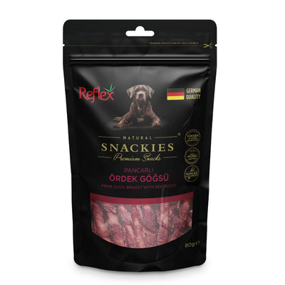 Reflex Snackies Pancarlı Ördek Göğüslü Köpek Ödülü 80gr