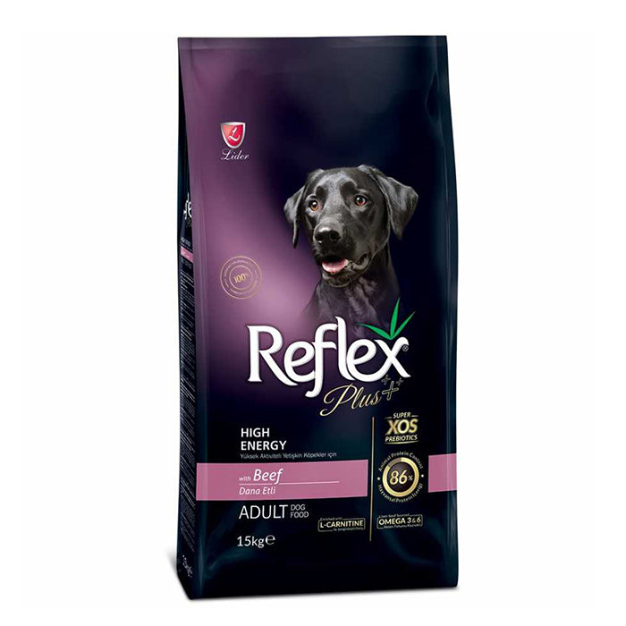 Reflex Plus Biftekli High Energy 15 Kg Yetişkin Kuru Köpek Maması