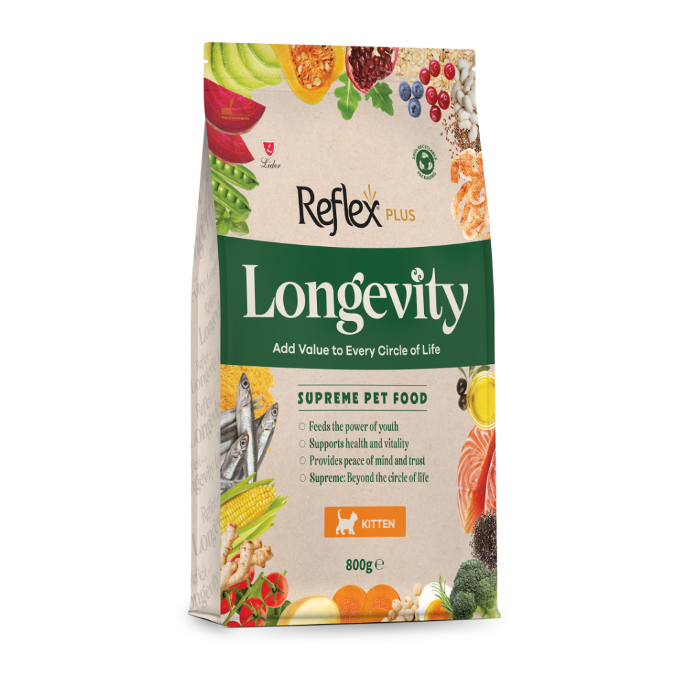 Reflex Plus Longevity Yavru Kedi Maması 800gr