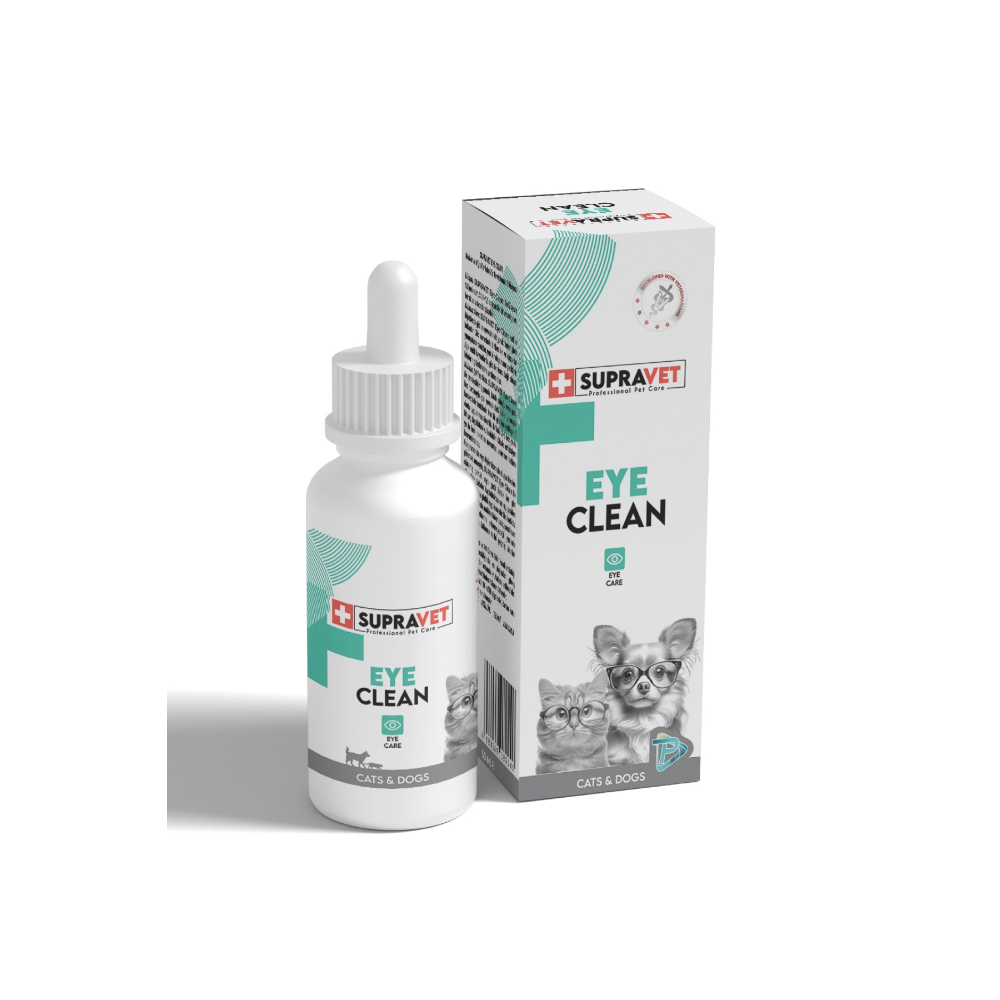 SupraVet Eye Clean Kedi ve Köpek Göz Temizleme Solüsyonu 50 ml
