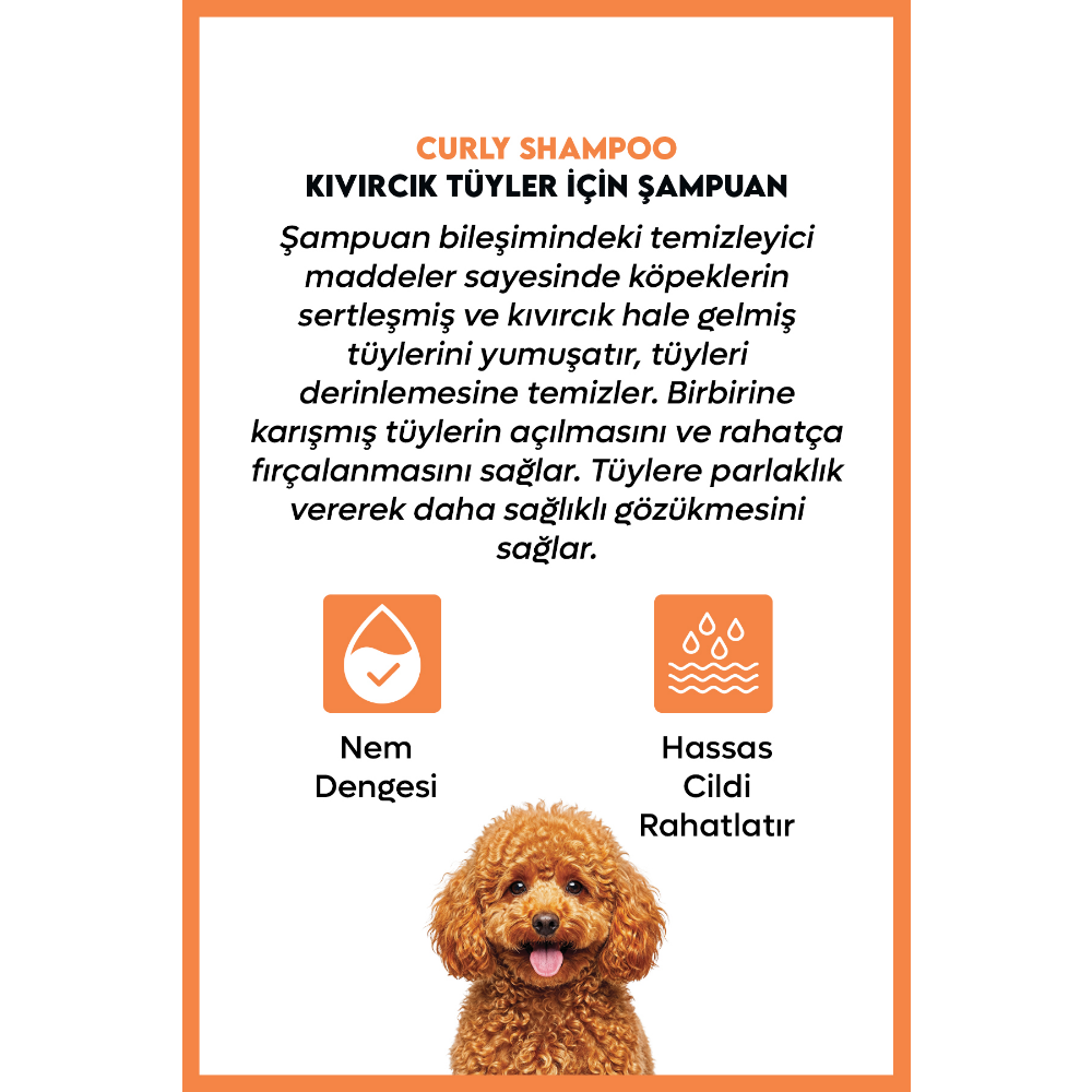 SupraVet Kıvırcık Tüylü Köpekler için Şampuan 200ml