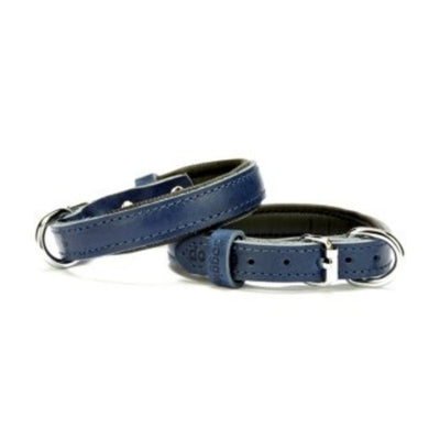 Doggie Konfor Deri Boyun Tasması Royalmavi 1,5X25-30Cm