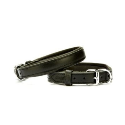 Doggie Konfor Deri Boyun Tasması Siyah 2X35-40Cm