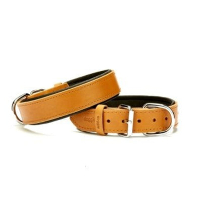 Doggie Konfor Deri Boyun Tasması Camel 3,5X47-55Cm