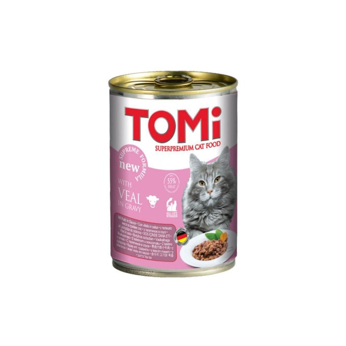 Tomi Kuzulu Yetişkin Kedi Konservesi 400gr